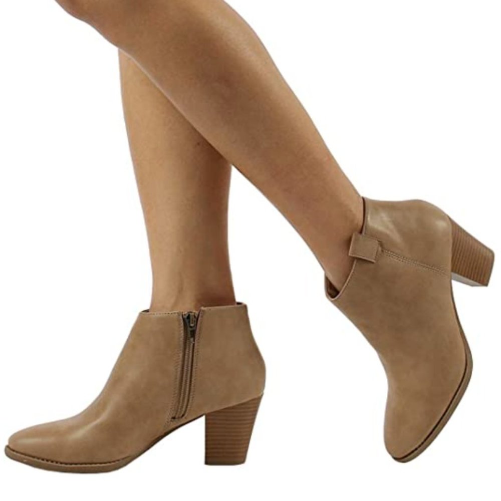Leather Cowboy Bootie - Picture 2 of 4